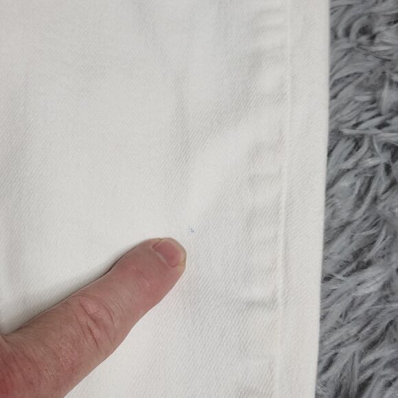 Levis 711 Skinny Jeans Womens 30x30 White Stretch Denim Mid Rise Slim Fit Pants - Picture 13 of 16